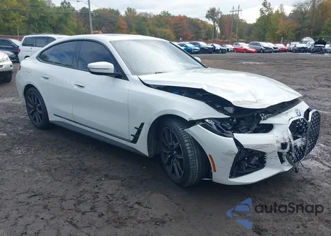 2022 BMW 430I Gran Coupe z USA, uszkodzony, nr VIN WBA63AV00NFL96433